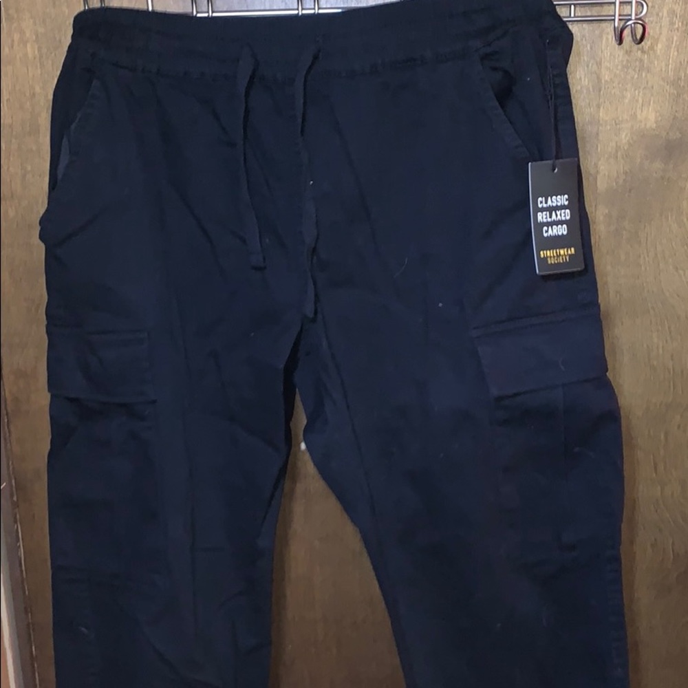 Black joggers